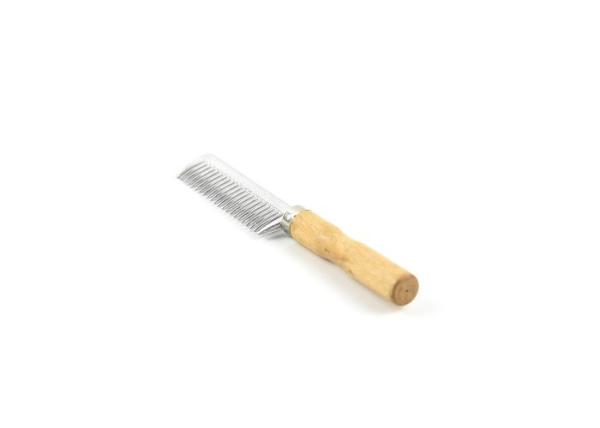 Buy cheap Aluminum Horse Grooming Comb Horse hair Cleaning Tool With Wood Handle from wholesalers