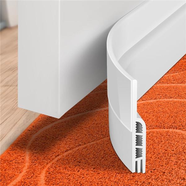 Buy cheap Under Door Bottom Seal Strip Sweep Blocker Gap Filler Door Draft Stopper Weather Stripping from wholesalers