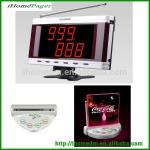 Restaurant service equipment, wireless catering calling system with holder