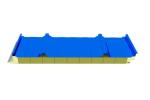 Buy cheap 50mm Rockwool Fire Resistant Sandwich Panels Cold Storage Thermal Insulation from wholesalers