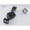 Buy cheap Clear PVC Packaging Boxes Automatic Lock Full Black Printing On Upper / Lower from wholesalers