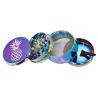 Buy cheap 53mm Zinc Alloy Herb Grinder / Cool Weed Grinders Pineapple Western Style from wholesalers
