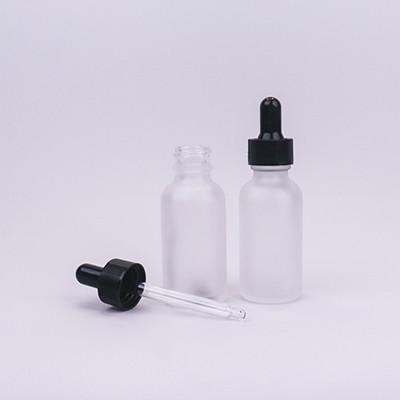Buy cheap 20/400 Frosted Dropper Bottles Clear Empty Eye Dropper Bottle For Essential Oil from wholesalers