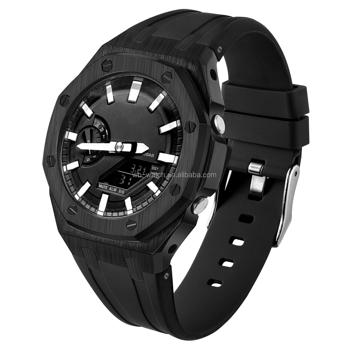 Casio G Shock Ga2100 Ga2110 Custom Zinc Alloy Watch Case With Silicone Band Strap