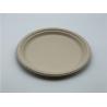 Buy cheap Food Grade Biodegradable Sugarcane Bagasse Plates Round Eco-friendly Food Container from wholesalers