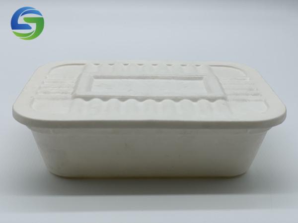 Buy cheap 100% Compostable LFGB 17.5x12.5x4.5cm Cornstarch Bio Food Packaging from wholesalers