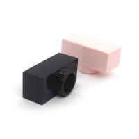 Buy cheap Wholesale Plastic Luxury Perfume Cap Black Rectangle Perfume Bottle Caps product