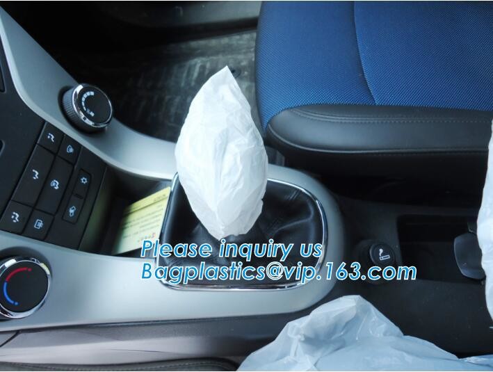 spare car tire plastic storage tote bags for tyre packaging custom size disposable clear pe printing side gusset, limite
