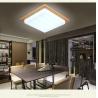 Buy cheap Nordic wood square LED celling lights wood color modern minimalist Chinese ceiling lights(WH-WA-33) from wholesalers