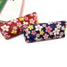 Buy cheap Small floral canvas glasses bag, custom sunglasses box from wholesalers