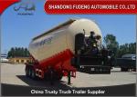 3 axles Dry Bulk Trailer Powder Cement Tanker Semi Trailer With 25ton-40ton