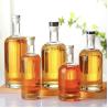 Buy cheap 750ml Cylindrical Vodka Glass Wine Bottle With Cork Custom Size Accepted for Products from wholesalers