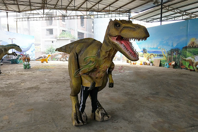 Lively And Interactive Simulation Dinosaur Costume For Business Performance