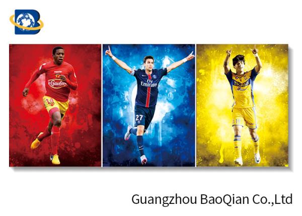 Buy cheap Football Star 3D Poster, 3D Lenticular printing with framed ,3D Lenticular Flip Picture from wholesalers