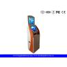 Buy cheap High Visible Floor Standing Touch Screen Kiosk Two Displays Tall With Metal Keypad from wholesalers
