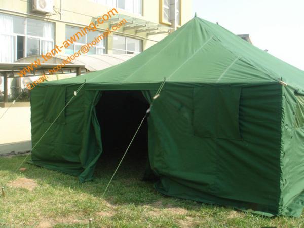 Quality 30 Person Galvanized Steel Army Military Camping Waterproof Canvas Tent for sale