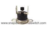 250V 10A 16A Bimetallic Manual Reset Thermal Switch