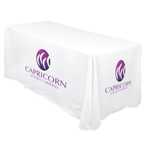 Buy cheap Oxford Fabric Trade Show Tablecloth Fire Resistance PU Coating Throw Style from wholesalers