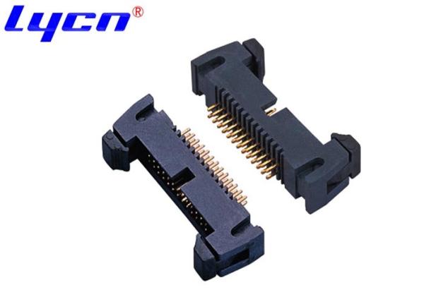 Buy cheap DIP 180 Degree Ejector Header 1.27mm Spacing Plastic Horn Pin Connector from wholesalers