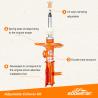 Buy cheap High Precision Adjustable Shocks And Struts For Hyundai Fista Kia K3 from wholesalers