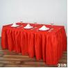 Buy cheap KINSHUN Plastic Table Skirt Rectangle Island Blue Color Party Table Skirt from wholesalers