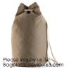 Buy cheap Biodegradable Drawstring Laundry Bag customzied, Logo Printed Poly Hotel, Travel Laundry belonging Bag from wholesalers