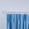 Buy cheap White Sliver 19mm Iron Curtain Rod Set Windows Steel Curtain Pole from wholesalers