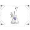 Buy cheap Glass Water Bubbler Holes Perc Heady Mini Smoking Water Pipes American Fluorescence Green and Purple from wholesalers