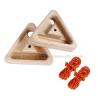 Buy cheap Wood Climbing Training Gear Portable Hangboard Climbing Fingerboard Triangle Wooden Climbing Training Boards from wholesalers