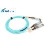 Buy cheap InfiniBand AOC Cable 200G Breakout 2xQSFP56 100G PAM4 Active Optical Cables For 5G Center from wholesalers