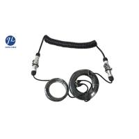Buy cheap Flexible Spiral Rear View Camera Cable With Heavy Duty 5 Pin Trailer Socket product
