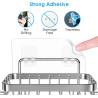 Buy cheap Wall Mounted Square Strong Adhesive Hanging Soap Dish Stainless Steel Soap Basket for Toilet from wholesalers