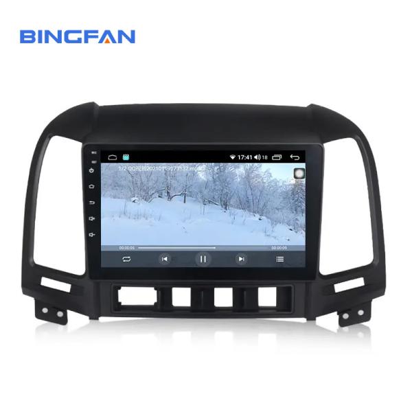 Buy cheap 9'' Android Touch Screen Car Radio Video Multimedia Player For Hyundai Santa Fe 2005-2012 GPS Navigation Head Units from wholesalers