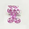 Buy cheap 45mm Round Transparent Matte Clear Vinyl Stickers Paper For Beauty from wholesalers