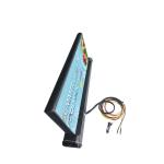 Weatherproof P3.3 Taxi Roof LED Display 120w Taxi Rooftop Advertising Signs