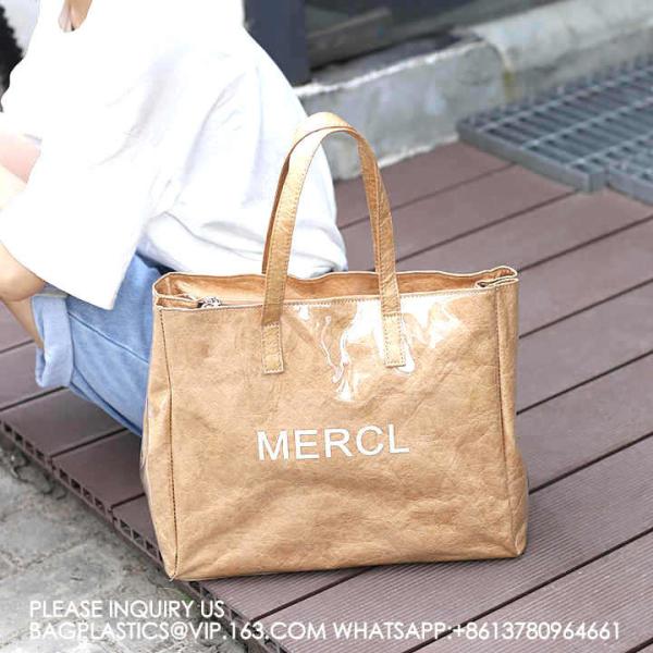 Buy cheap Tyvek Beach Tote Bag Customized Logo Shopping Bag Jelly Clear Plastic PVC Wholesale New Fashion Luxury Waterproof from wholesalers