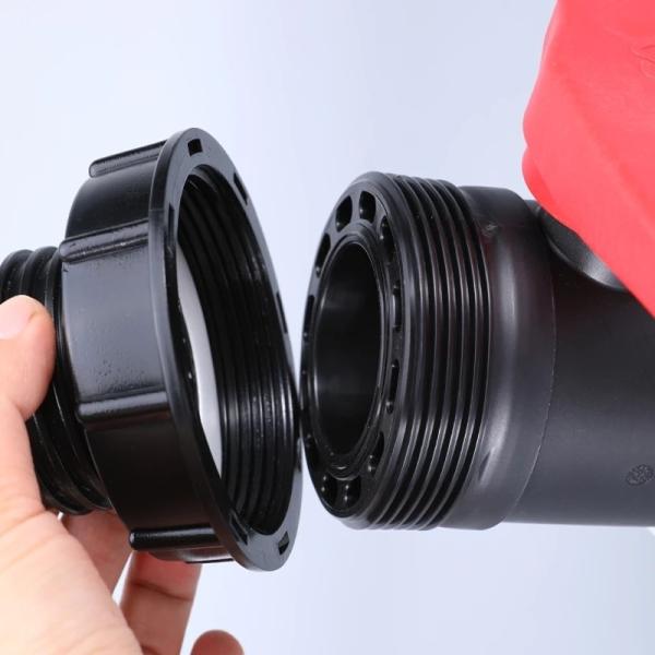 Gray UMETASS 3INCH To 2 INCH IBC Valve Tank Fittings Adapter For Garden