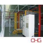 Stainless Steel PVC Carbon Steel Powder Coating Spray Booth For Coating