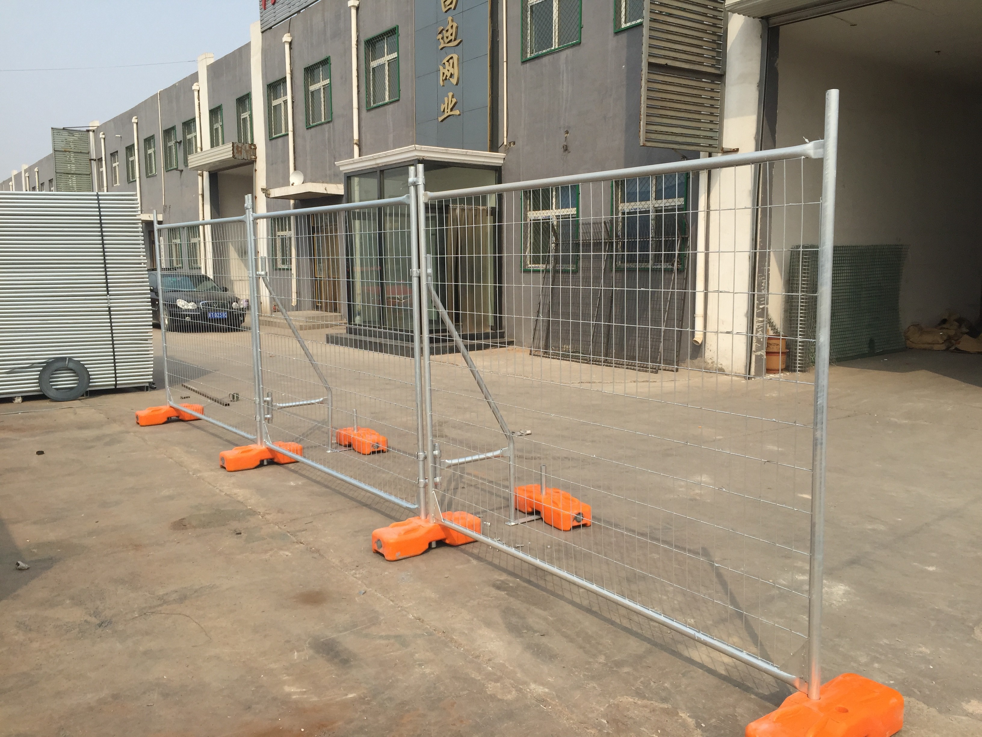 Temporary Fence panels SA area shipping temp fence panels to Adelaide hot dipped galvanied temp fence 2100mm x 2500mm
