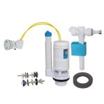 Toilet Fitting Parts Cable Control Dual Flush Valve Side Entry Fill Valve From