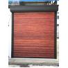 Buy cheap Mahogany Wood Grain Aluminium Roller Door / Automatic Roller Door from wholesalers