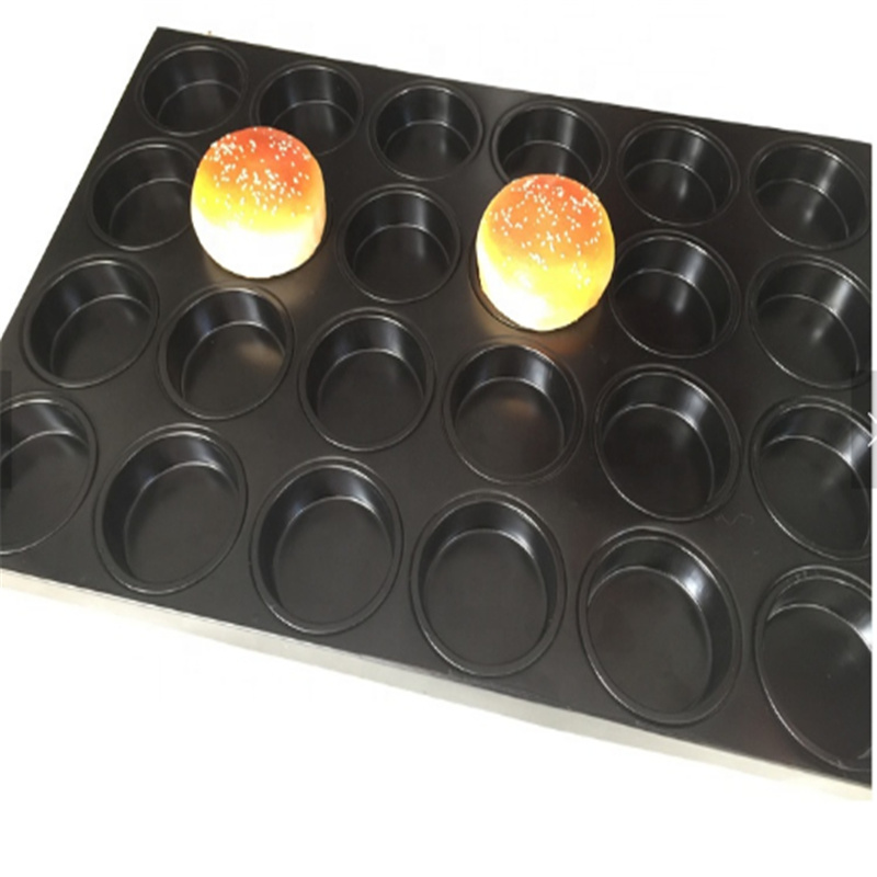 Rk Bakeware China-4.5 Inch 5 Inch Nonstick Hamburger Bun Pan