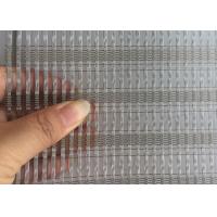 Buy cheap 0.8mm Plain Woven Wire Mesh Glass Panels Exterior And Interior Decorative Facade product