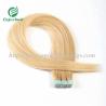 Buy cheap Tape Hair extension 16"-28"L,100s/pack 613# color Straight malaysian virgin hair from wholesalers