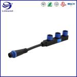 M15 IP68 300V Nylon Waterproof Circular connectors For Led Street Lamp