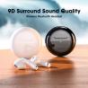 Buy cheap Dual Microphone Wired Ear Hook Headphones 500mAh Touch Control from wholesalers