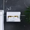 Buy cheap Silk Screen Plastic Kleenex Holder Pink Blue PS Facial Tissue Box from wholesalers