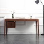 Modern Style Solid Wood Hotel Room Table / Hotel Writing Desk