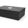 Buy cheap UV coating Black Gift Boxes With Lids Art paper / Ivory board Material from wholesalers