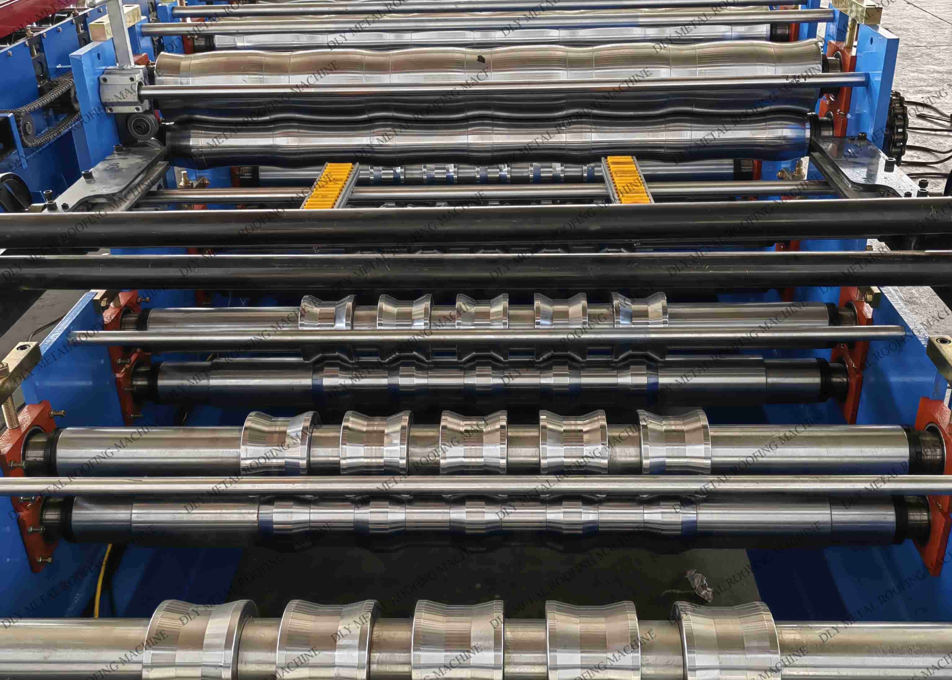 Hydraulic Cutting Siemens Double Layer Forming Machine H400 15t Metal Roofing Roll